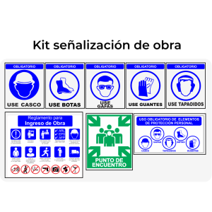 Kit de señalización de obra
